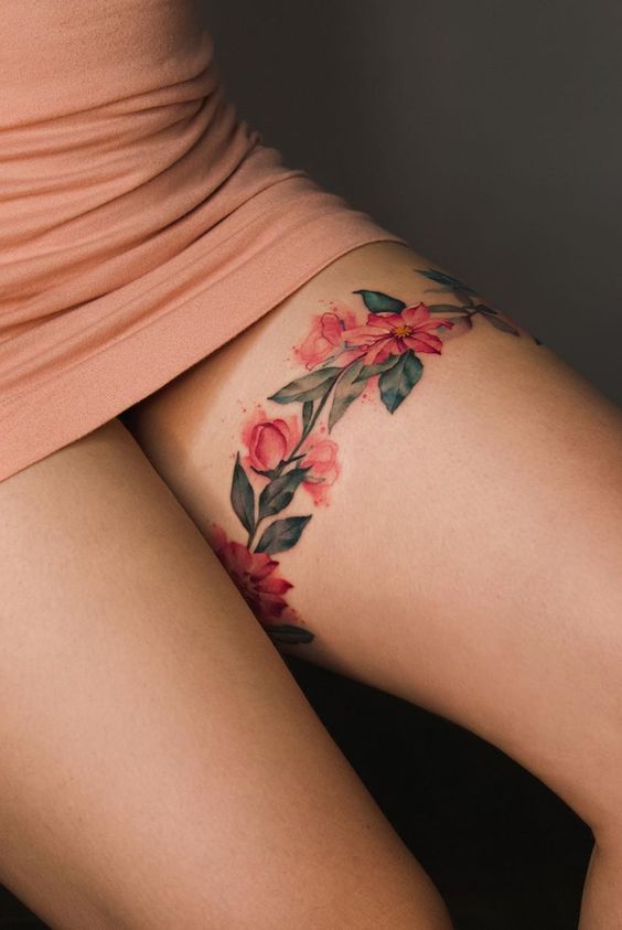 tatuajes para mujer en la pierna